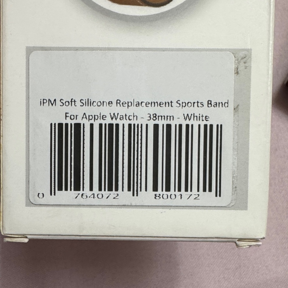 Apple iPM White Watch Band sz 38 - Picture 3 of 5
